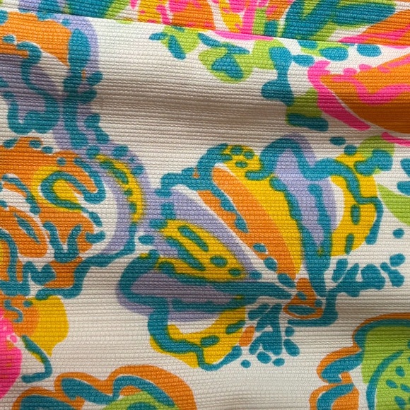 Lilly Pulitzer Kennedy Shift Resort White Casa Marina Halter Dress Size 4 - Picture 3 of 14